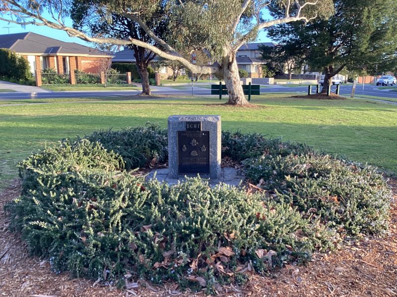 BCOF Memorial Stone