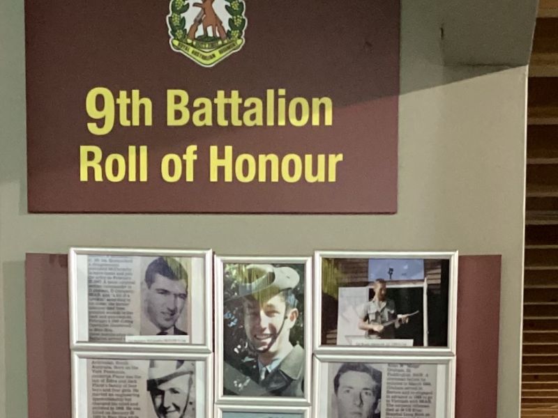 9th Battalion RAR Roll of Honour