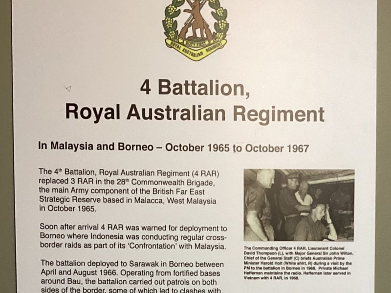 4th Battalion RAR Honour Roll