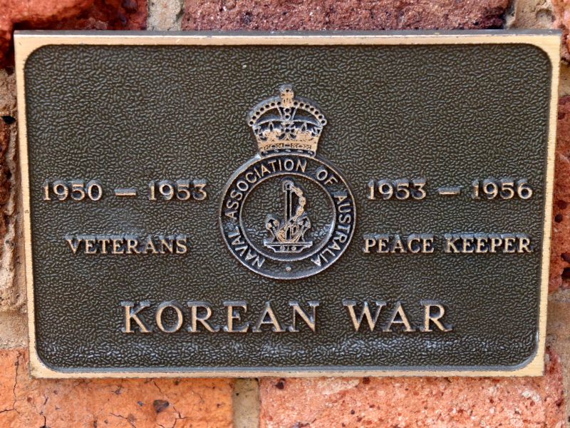 Toowoomba Korean War Veterans and Peacekeepers Memorial Plaque