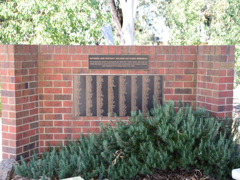 Katunga and District Soldier Settlers Memorial