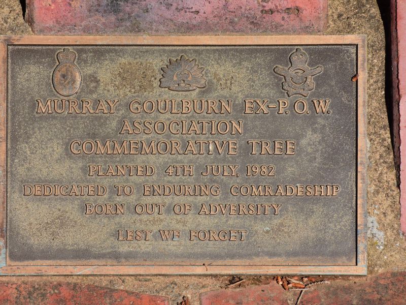 The dedication plaque