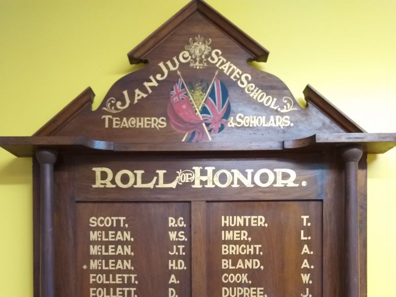 Jan Juc State School Roll of Honor