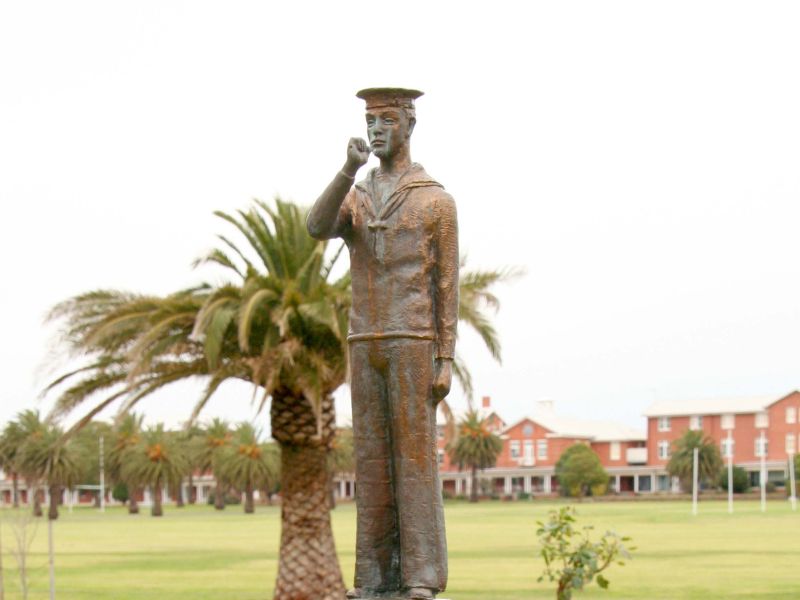 HMAS Voyager Commemorative Plinth and Sculpture