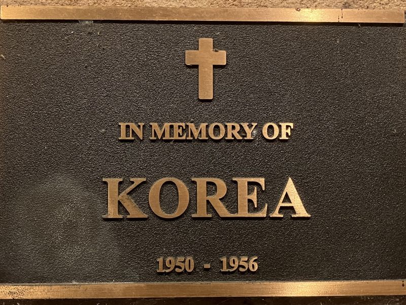 Korea Plaque