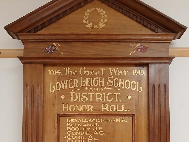 Lower Leigh School & District Honor Roll 