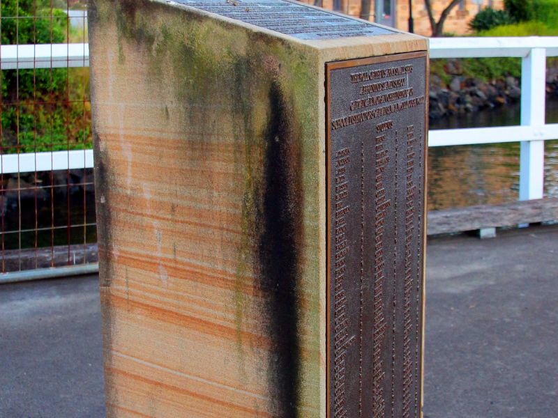 US Army World War II Small Ships Unit Sydney Training School (Walsh Bay) Commemorative Plaque and Roll of Honour