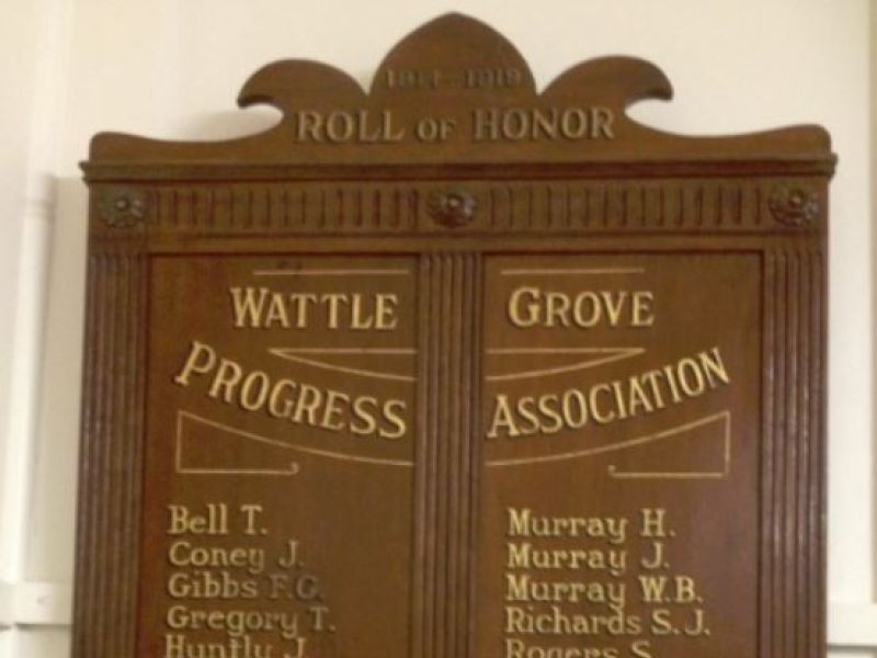 Wattle Grove Progress Association Roll of Honour