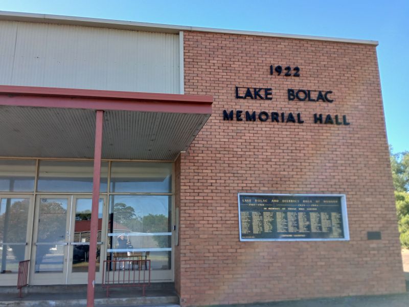 Lake Bolac Memorial Hall 