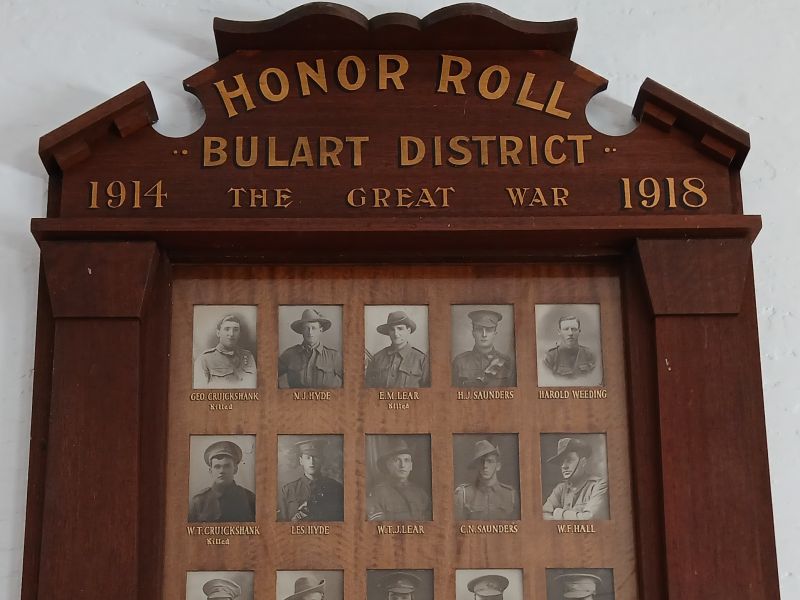 Bulart District Pictorial Honor Roll