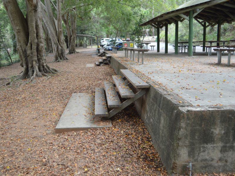 US Navy Mine Assembly Building Foundations - Now a Picnic location. 