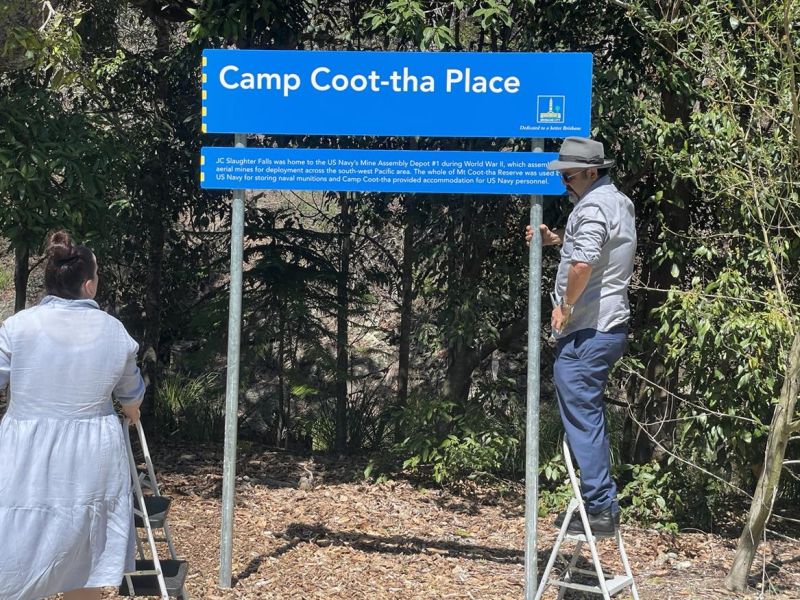 Camp Coot-tha Place WWII site