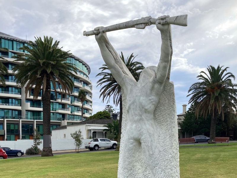 All Wars and Victoria Cross Memorial Located in Alfred Square Reserve, St Kilda, Victoria
