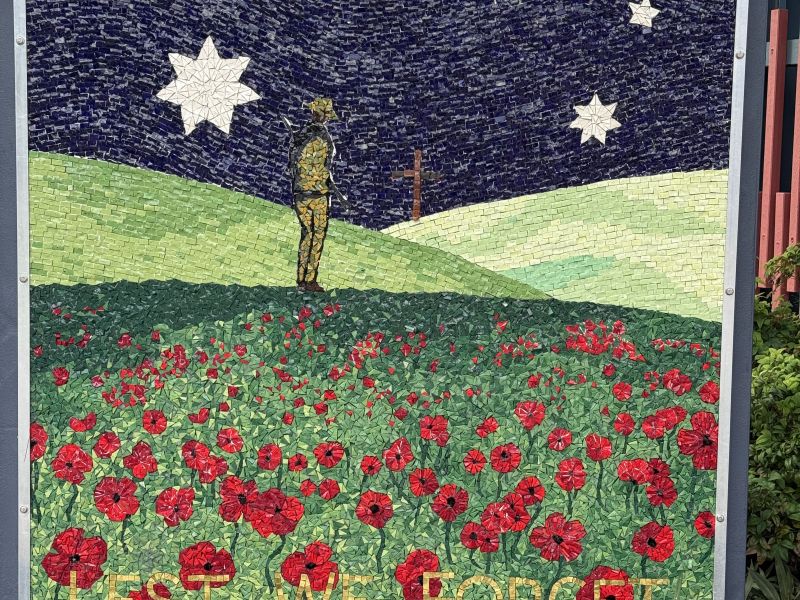 Albany Creek State School Anzac Mosaic Wall