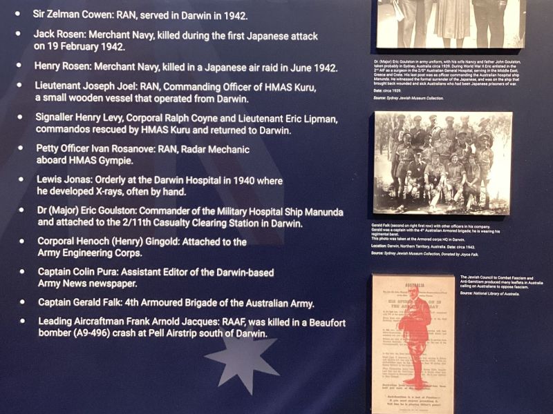 Jewish Who Served In Darwin & Northern Territory