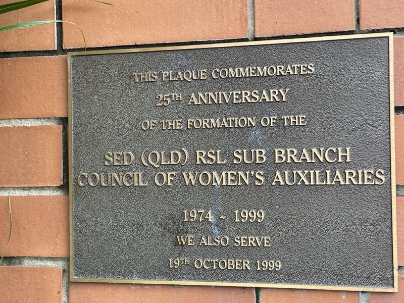 Plaque of the Memorial unveiled 19th Oct 1999