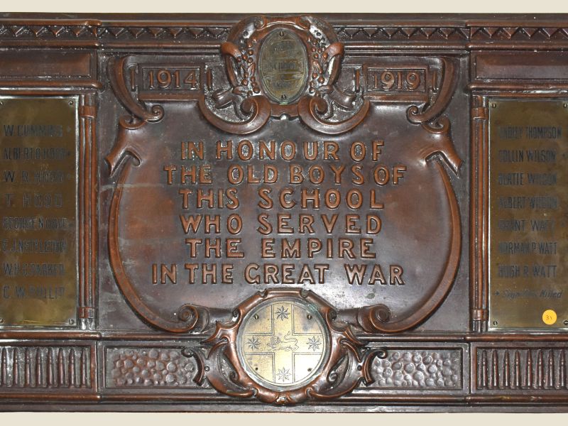 The Canimbla Public School Honour Roll, located in the Cowra and District Historical Museum