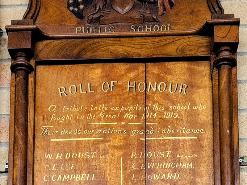 Lower Southgate Public School Honour Roll