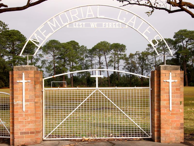 Tea Gardens War Memorial Commemorative Gates