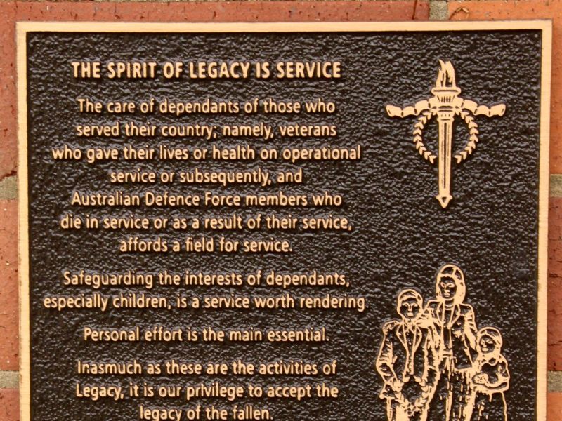Grafton War Memorial Gardens "Spirit of Legacy" Commemorative Plaques