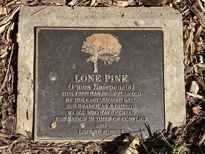 Lone Pine, To All Who Served