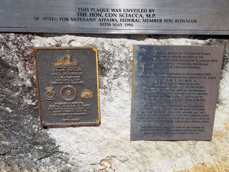 Australian Hospital Ship (AHS) Centaur Memorial Nth Stradbroke Island No. 3