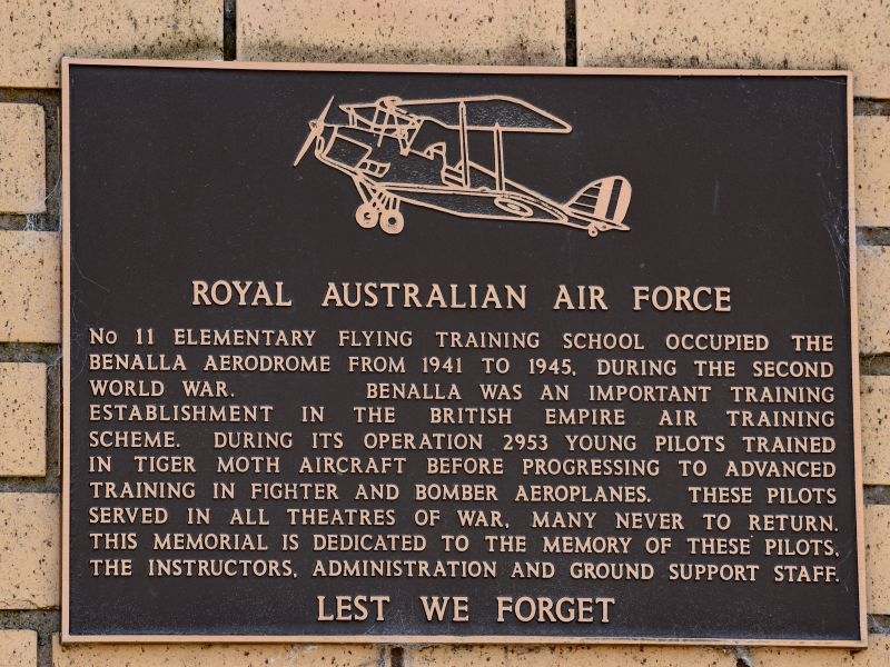 Plaque To Pilot who served