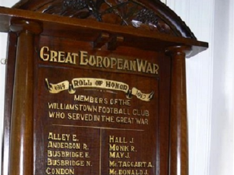 Williamstown FC Roll of Honour