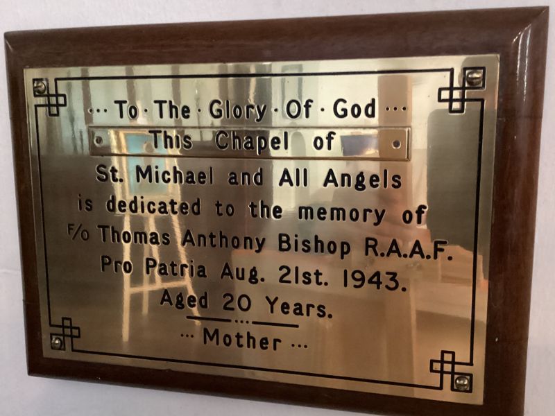 Flying Officer Thomas Anthony Bishop, R.A.A.F