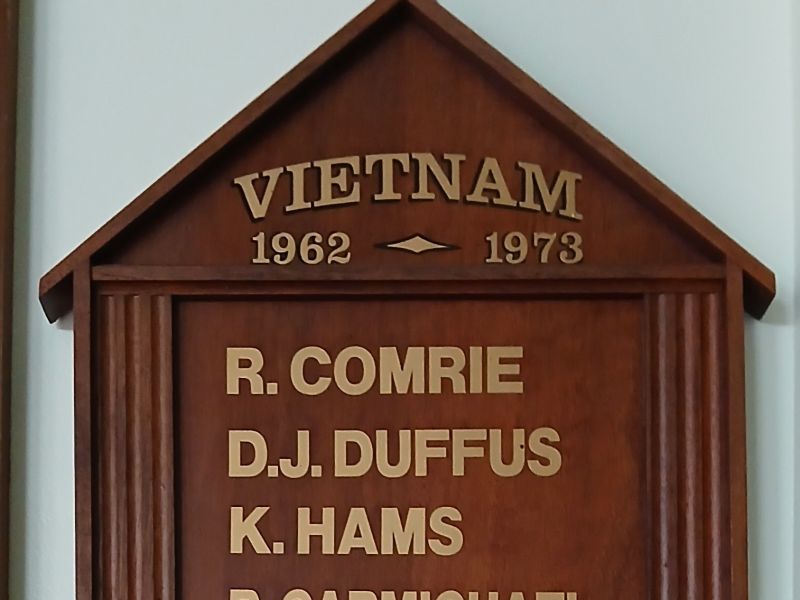 Fish Creek Vietnam War Honour Roll