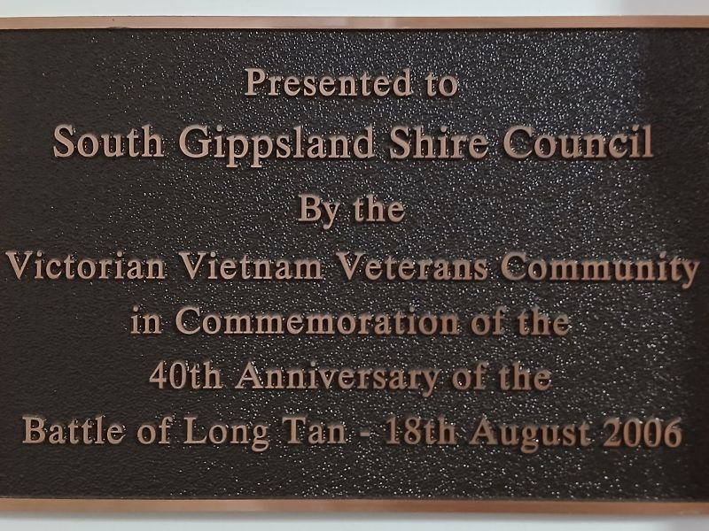 South Gippsland Vietnam Veterans Honour Roll