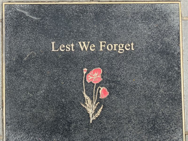 Memorial Wall (Right) Plaque