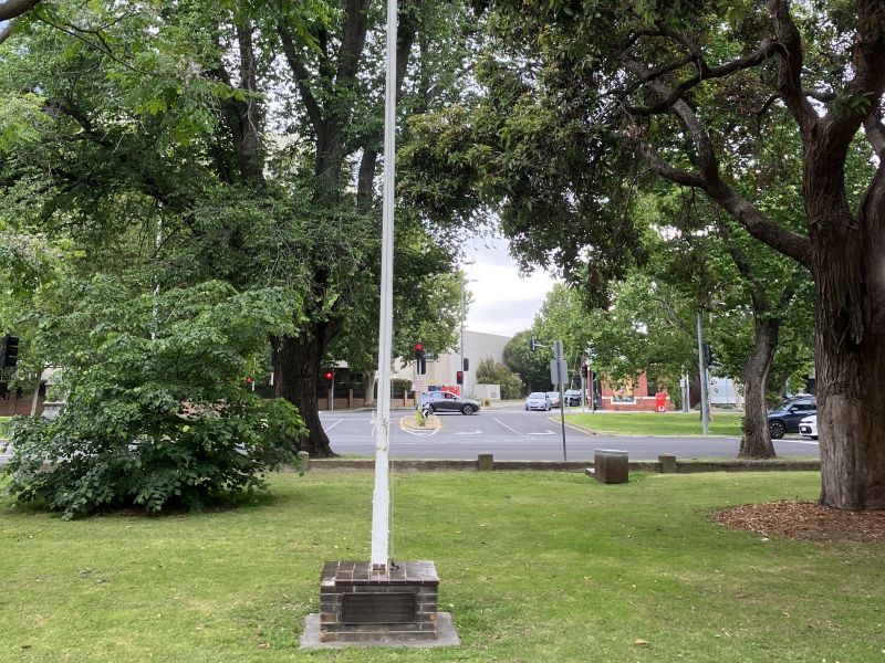 50th Anniversary of ANZAC Memorial Flagpole