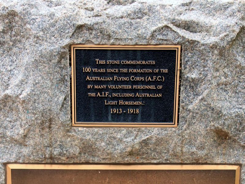 Centenary AFC corps plaque
