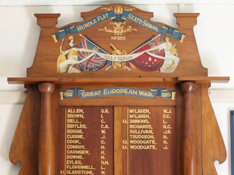 Hurdle Flat State School Roll of Honor