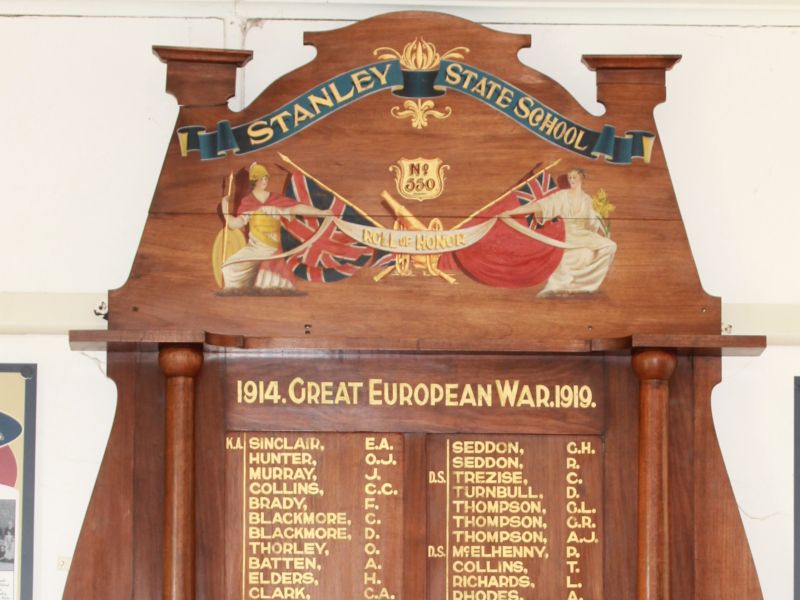 Stanley State School No 550 Roll of Honor