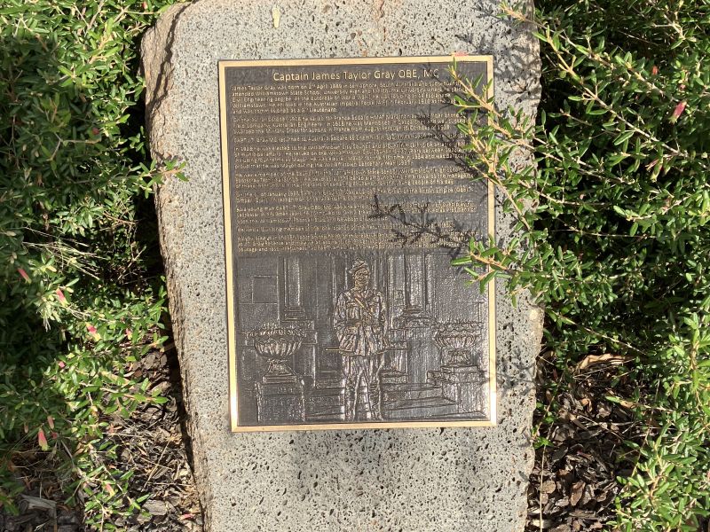 Captain James Taylor Gray Memorial Stone