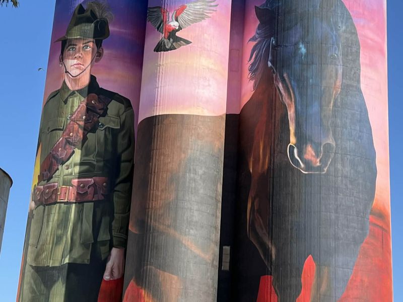 Walpeup Silo Art