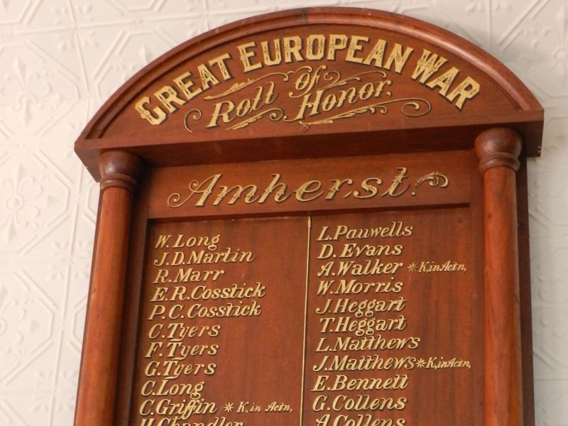 Amherst Roll of Honor