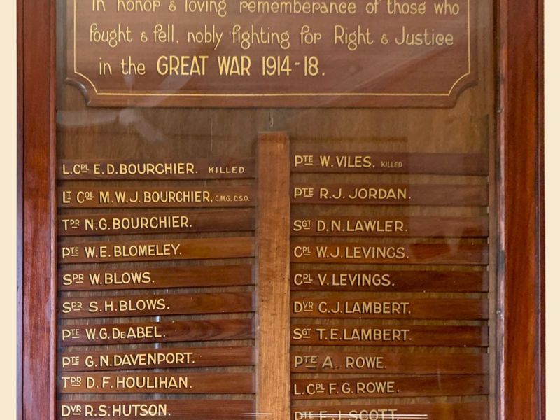The Koonoomoo Honour Roll at the Cobram Barooga RSL
