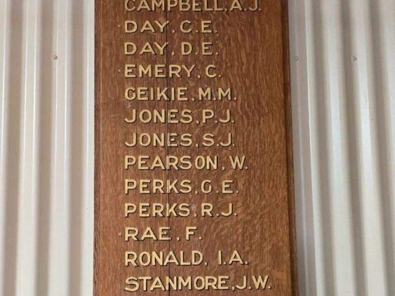 Maude Roll of Honour ww2