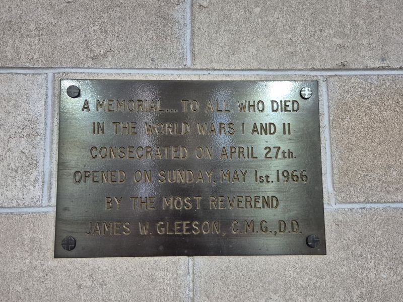 Memorial Plaque