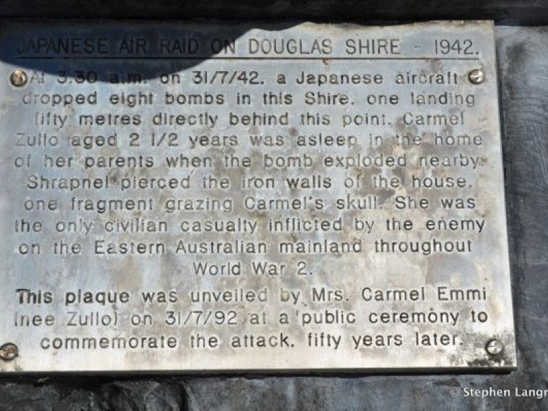 Japanese Bombing Site Miallo, Qld. 1942