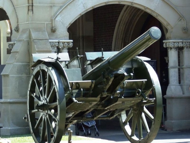 Field Gun captured by BGS "Old Boy" Brigadier-General L.C. Wilson - WW1.