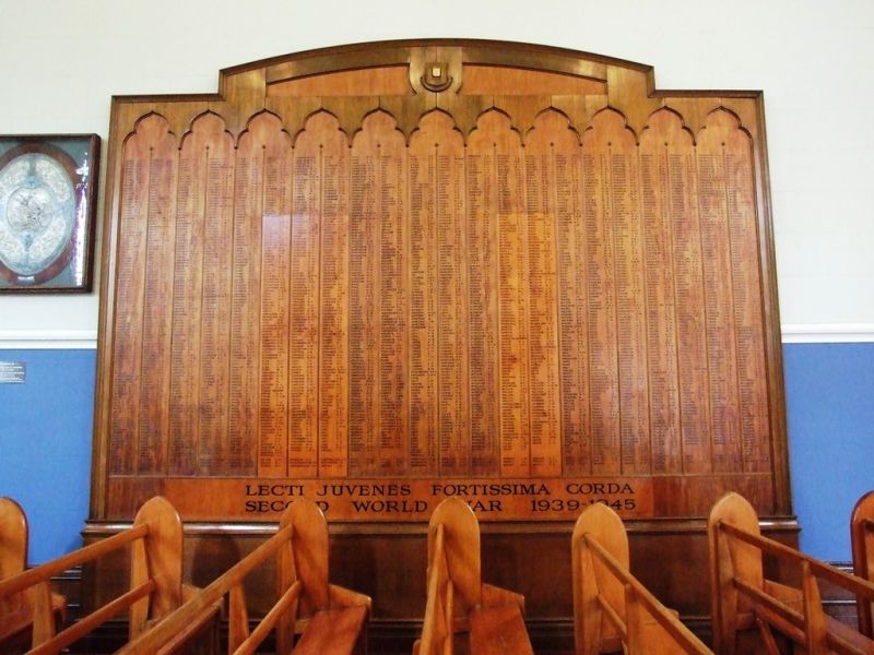 Brisbane Grammar School WW11 Honour Board