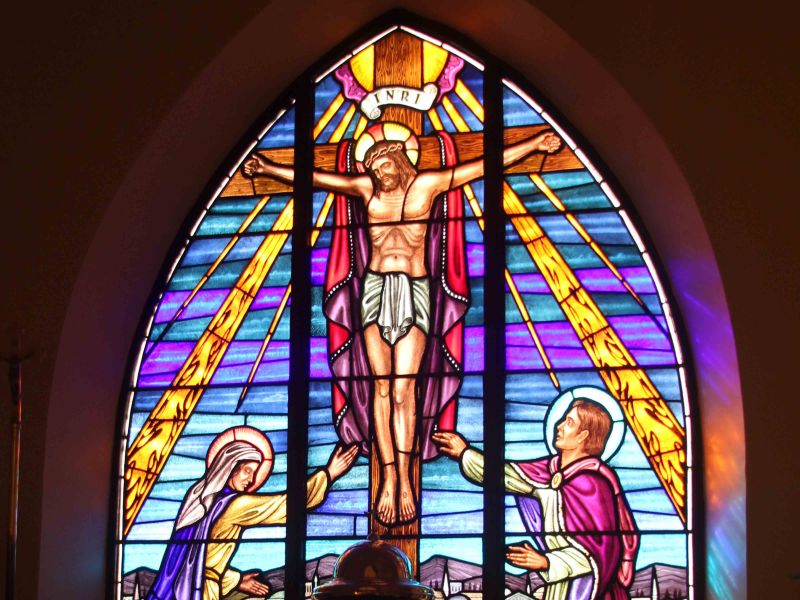 Lance Corporal J. Cooney and Privates E. Callan and O. O'Mara Memorial Window Located in St John the Evanglist Church, Jugiong