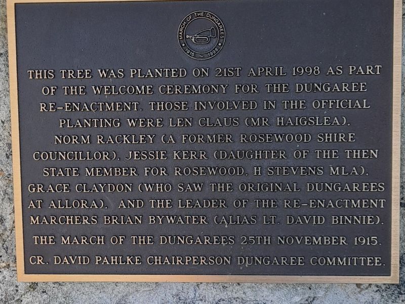 Dungaree Re-enactment memorial (22/06/2026)
