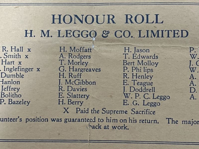 Honour Roll