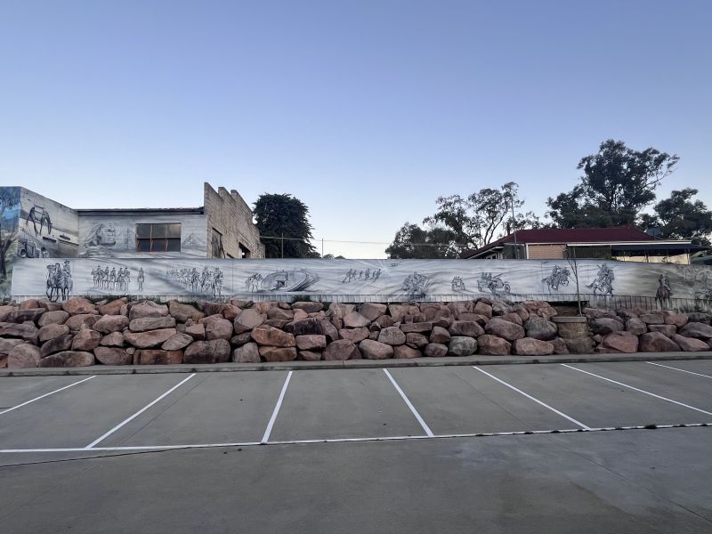 Almost the full mural