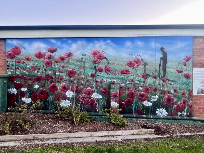 Poppy mural
